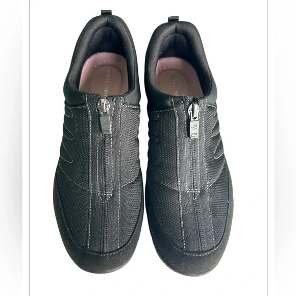 Easy Spirit Shoes Easy Spirit Black Zip Up Bestrong Sneakers